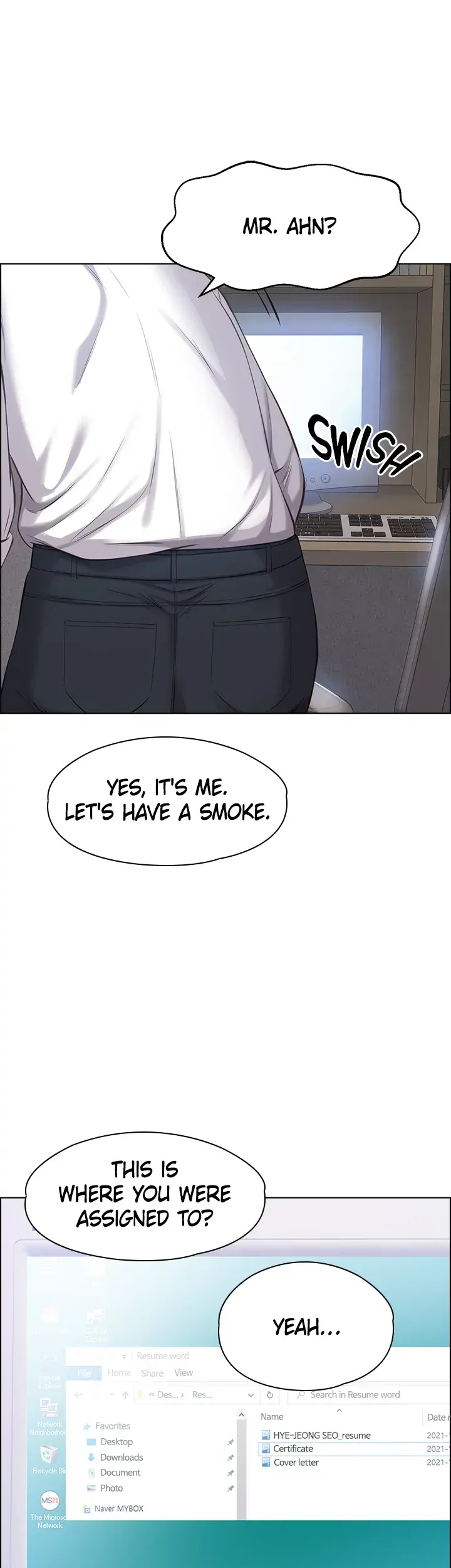 Read Resume chapter 1 image 40 on Lezhin