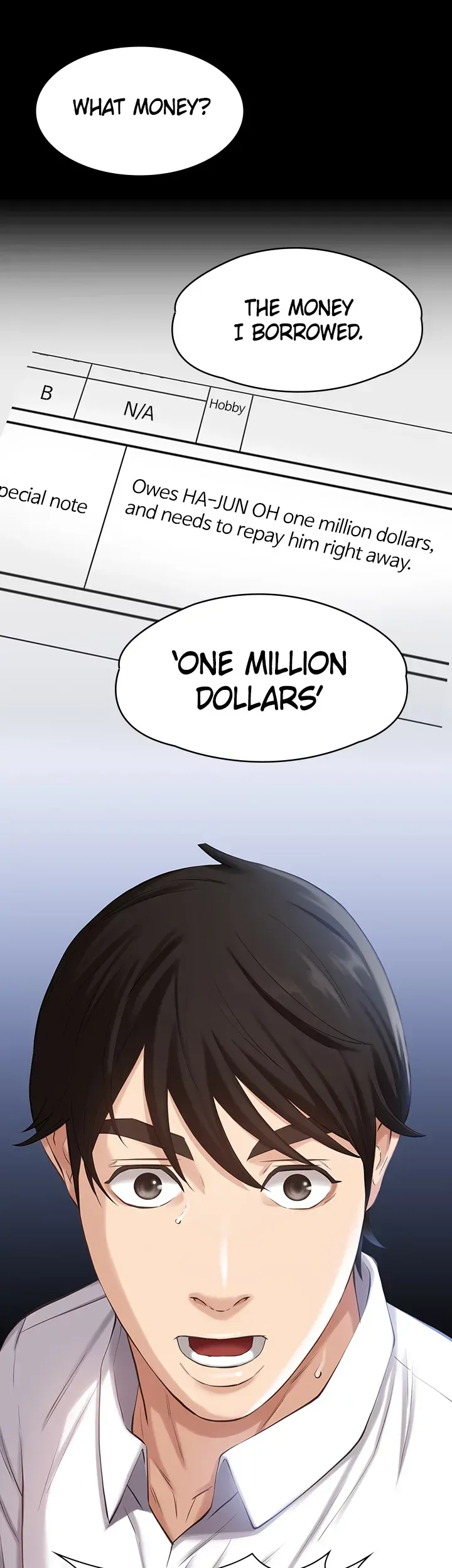 Read Resume chapter 2 image 1 on Lezhin