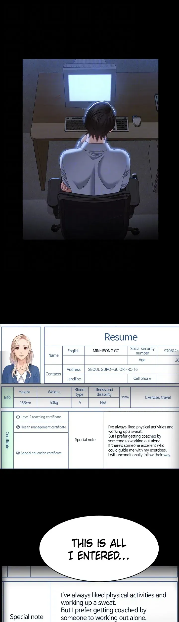 Read Resume chapter 34 image 32 on Lezhin