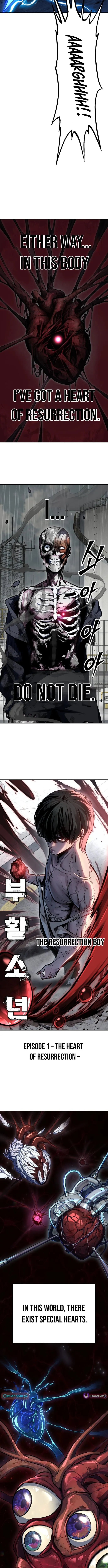 Read Resurrection Boy chapter 1 image 1 on Lezhin