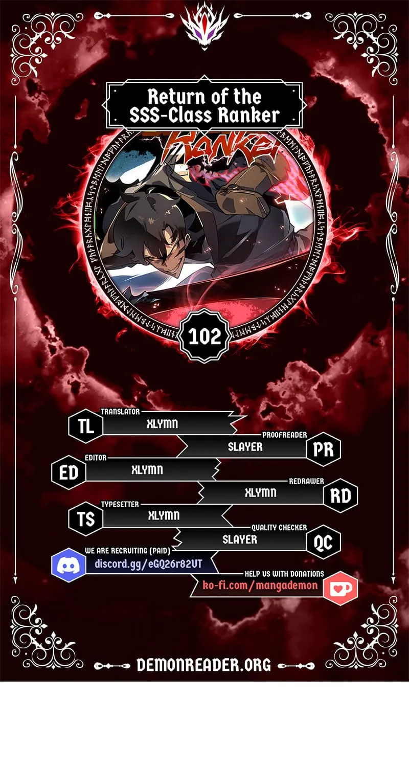 Return of the SSS-Class Ranker Chapter 102 page 1 - 