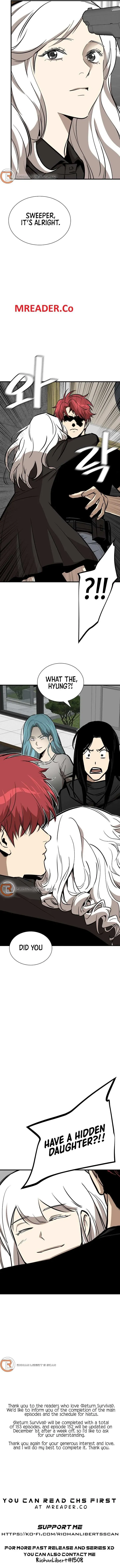 Read Return Survival chapter 151 image 6 on Lezhin
