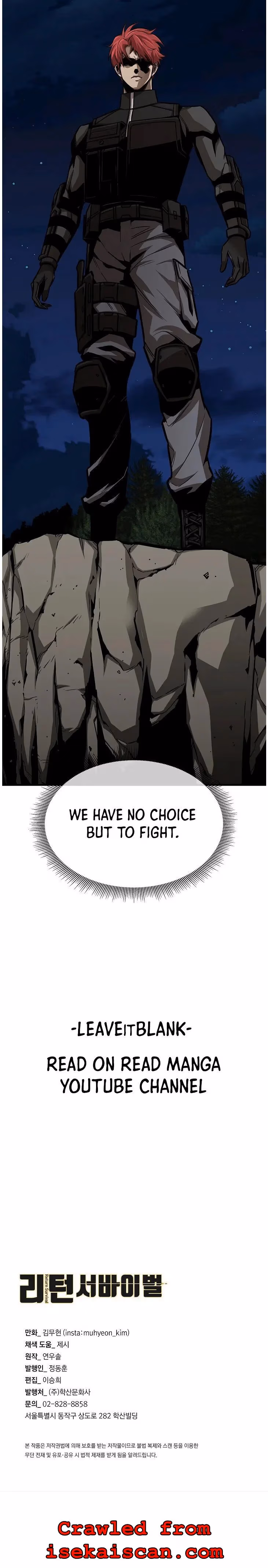 Read Return Survival chapter 99 image 27 on Lezhin