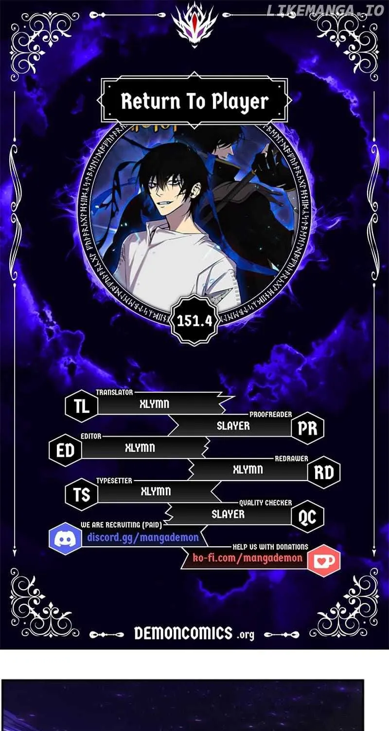 Read Return to Player chapter 151.4 image 1 on Lezhin
