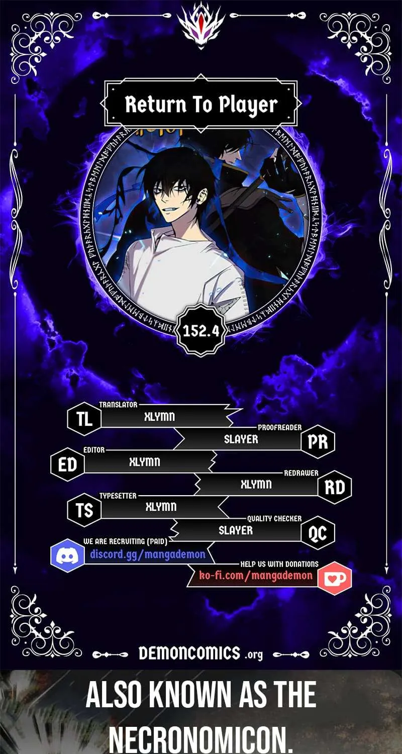 Read Return to Player chapter 152.4 image 1 on Lezhin