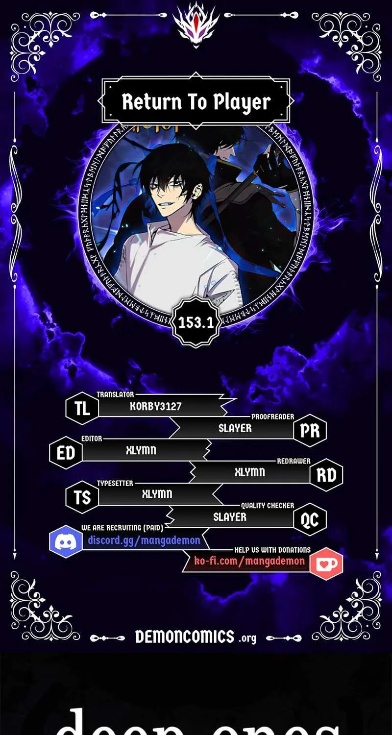 Read Return to Player chapter 153.1 image 1 on Lezhin