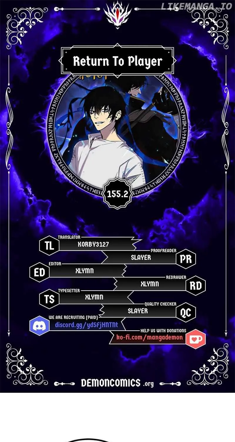 Read Return to Player chapter 155.2 image 1 on Lezhin