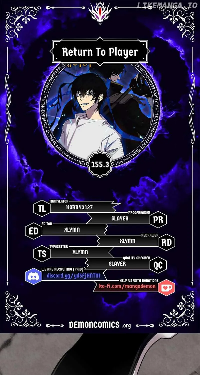 Read Return to Player chapter 155.3 image 1 on Lezhin