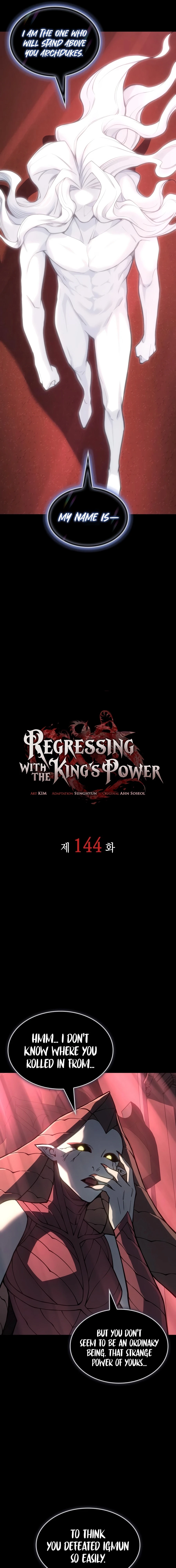 Read Returned by the King chapter 144 image 10 on Lezhin