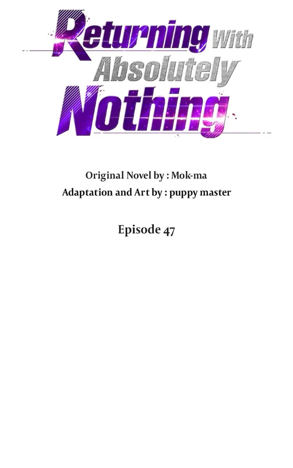 Read Returning With Absolutely Nothing chapter 47 image 22 on Lezhin