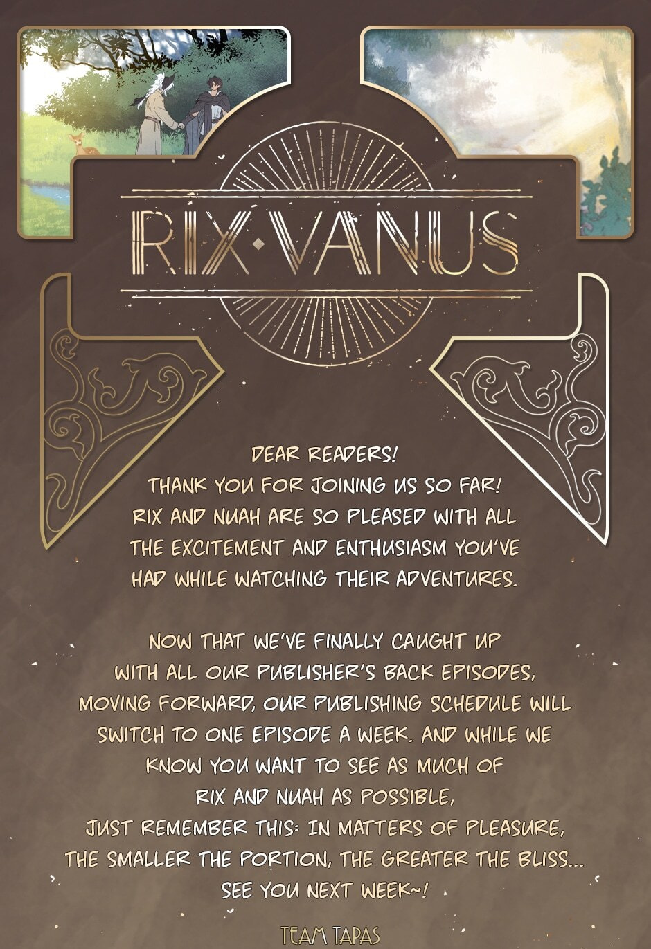Read Rix Vanus chapter 97.1 image 0 on Lezhin