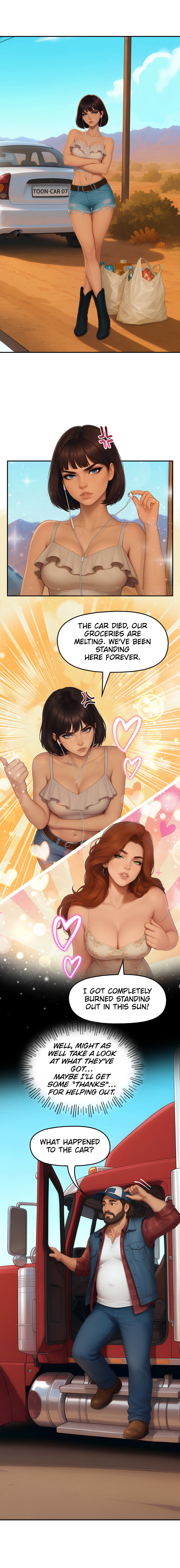 Read Roadside Temptation chapter 1 image 2 on Lezhin