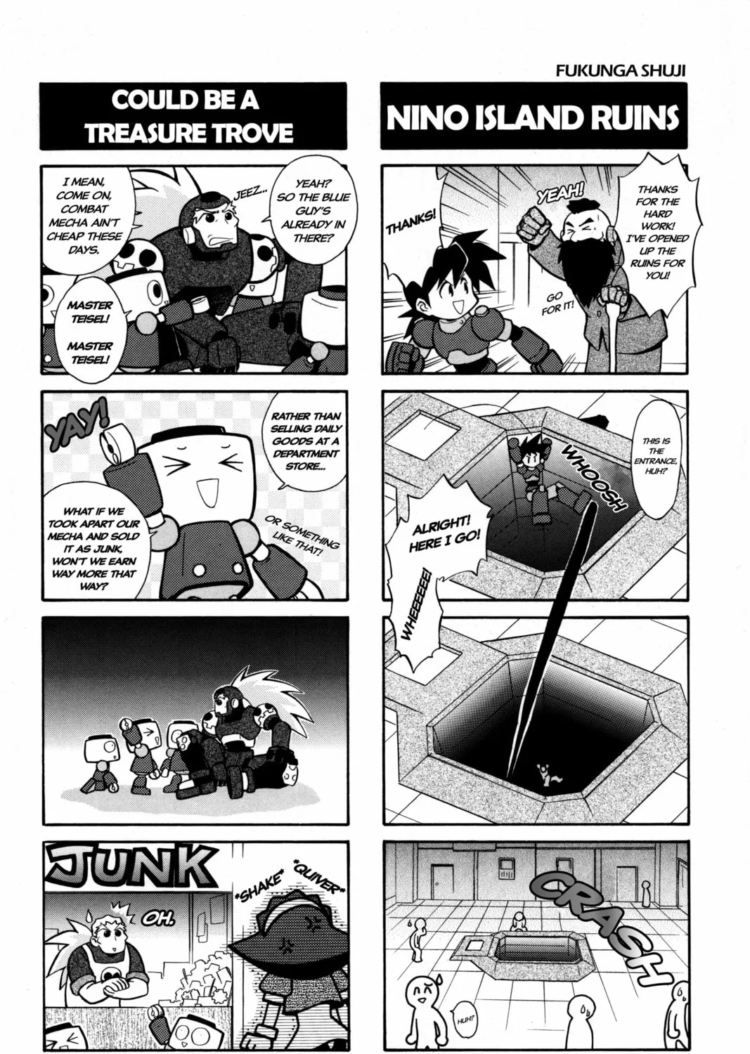 Rockman DASH2 4Koma Gag Battle Chapter 10 page 9 - 