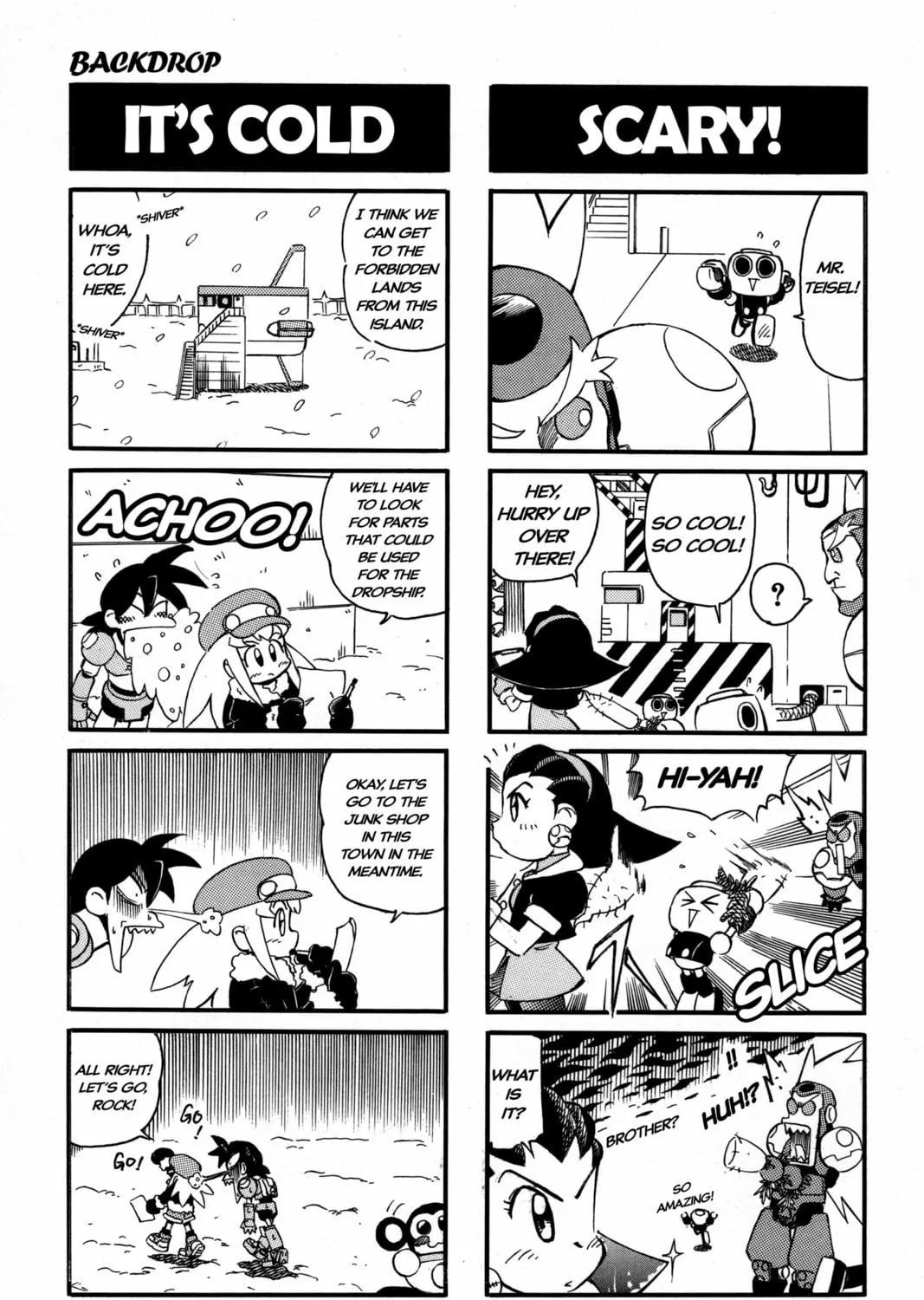 Rockman DASH2 4Koma Gag Battle Chapter 13 page 11 - 