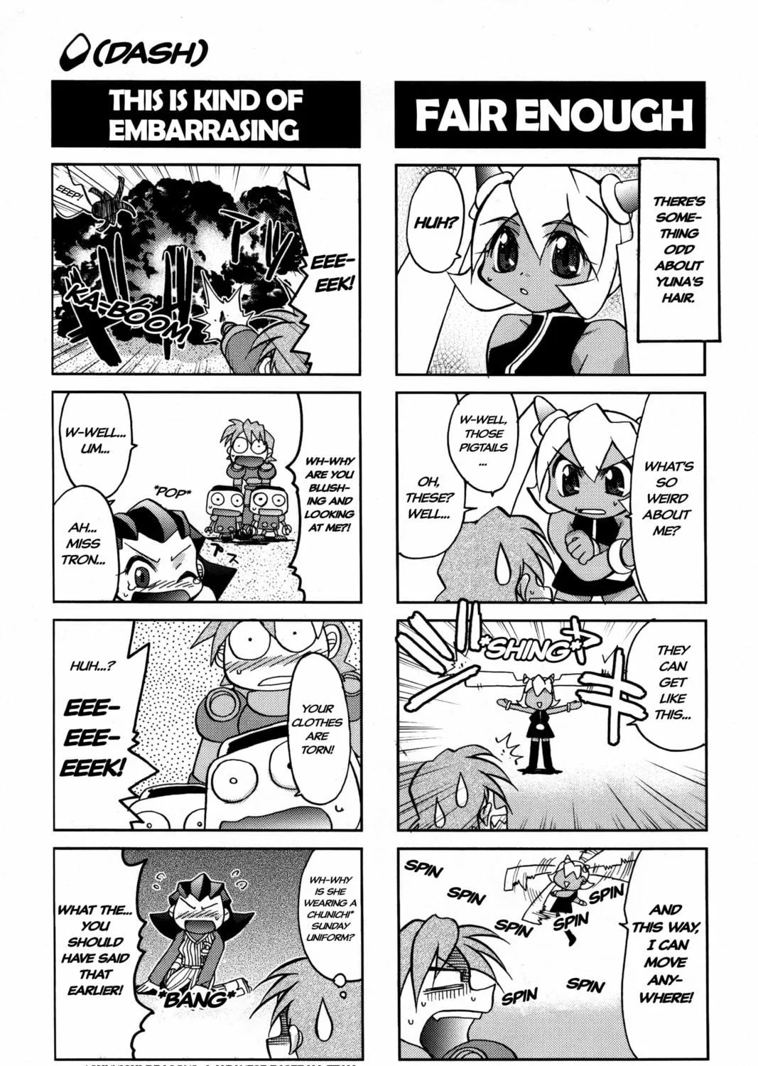 Rockman DASH2 4Koma Gag Battle Chapter 15 page 11 - 