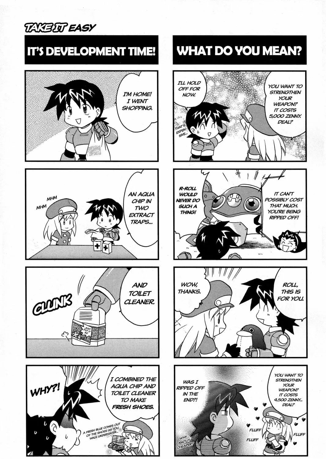 Rockman DASH2 4Koma Gag Battle Chapter 19 page 11 - 