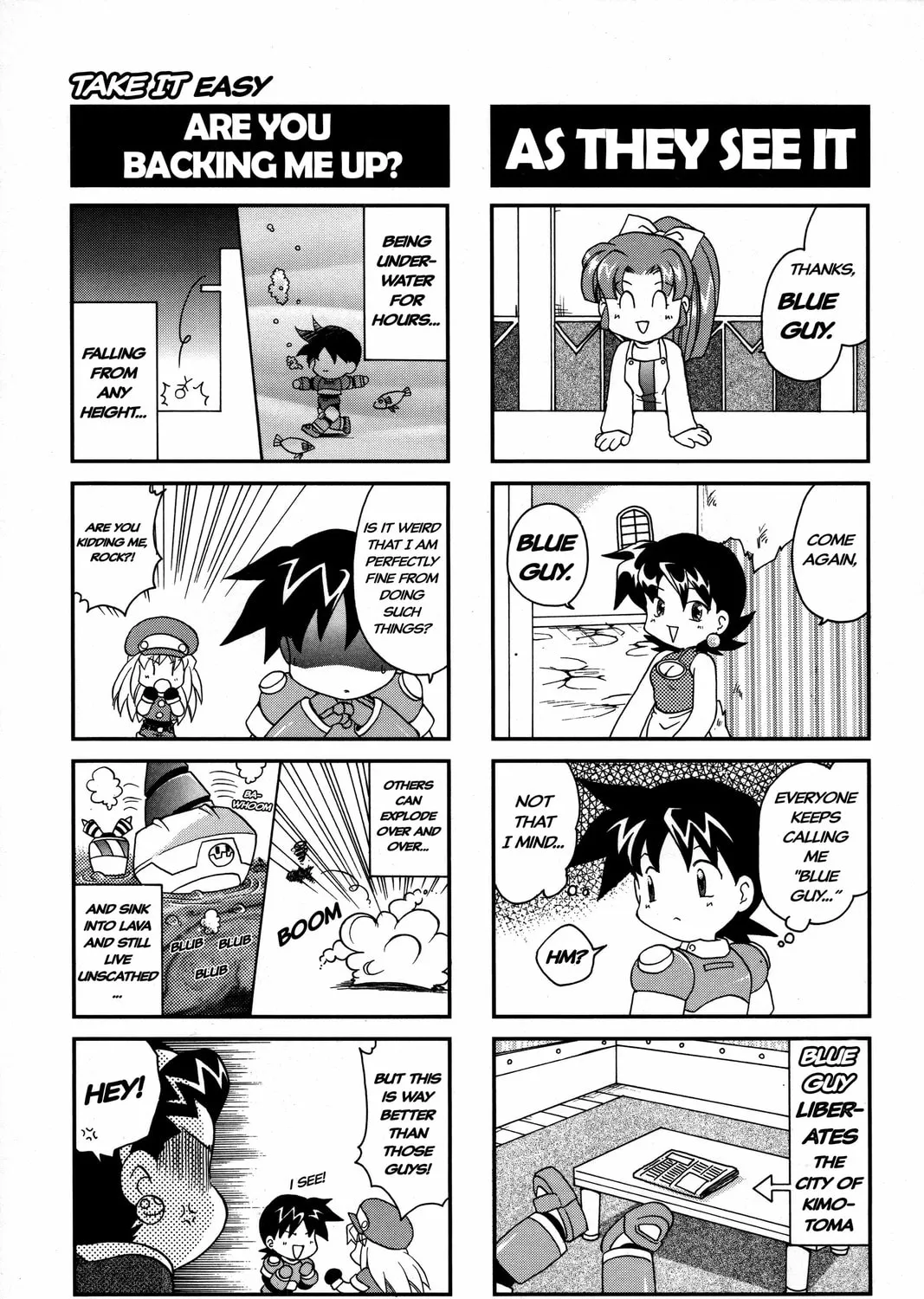 Rockman DASH2 4Koma Gag Battle Chapter 19 page 7 - 