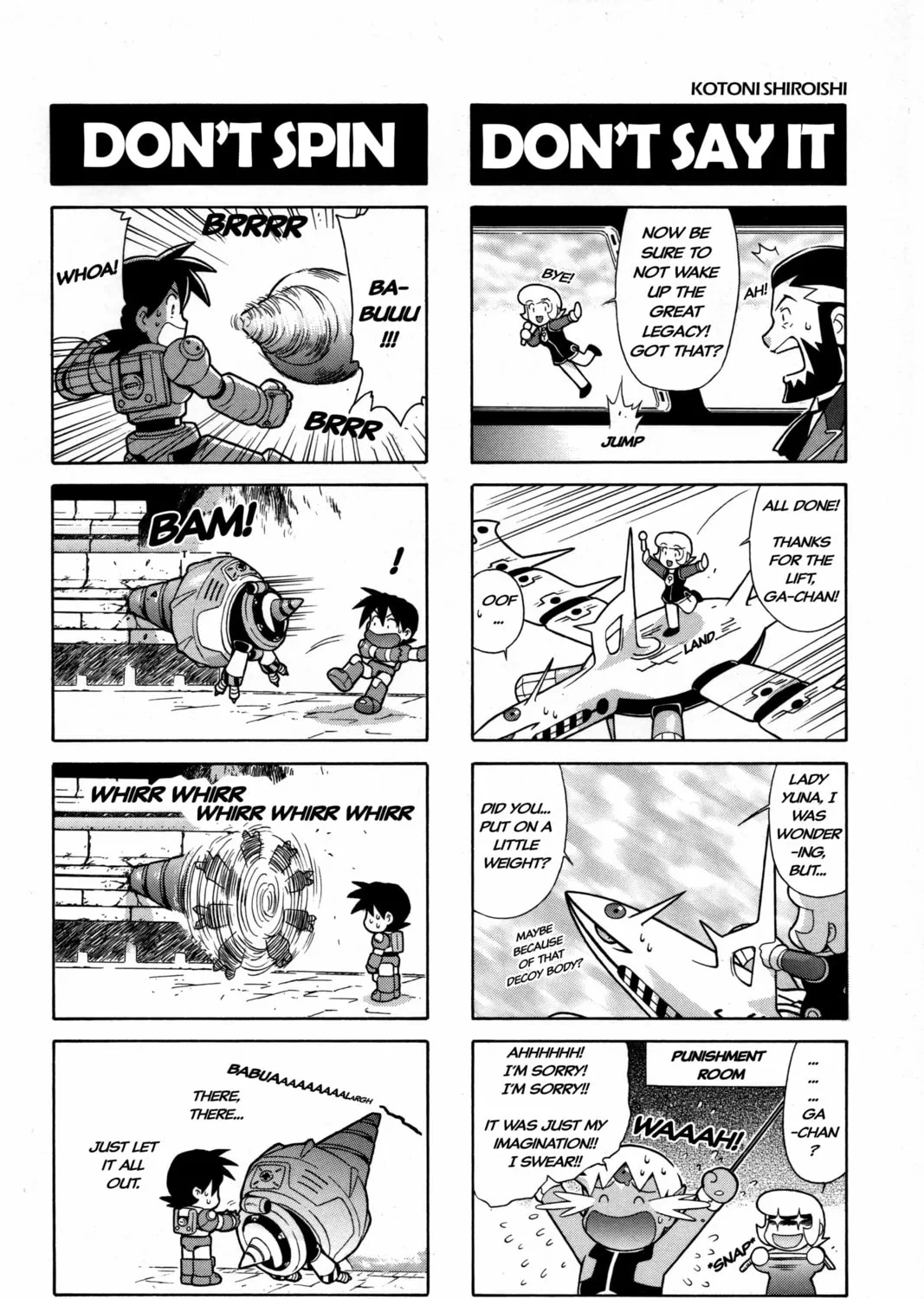 Rockman DASH2 4Koma Gag Battle Chapter 2 page 3 - 