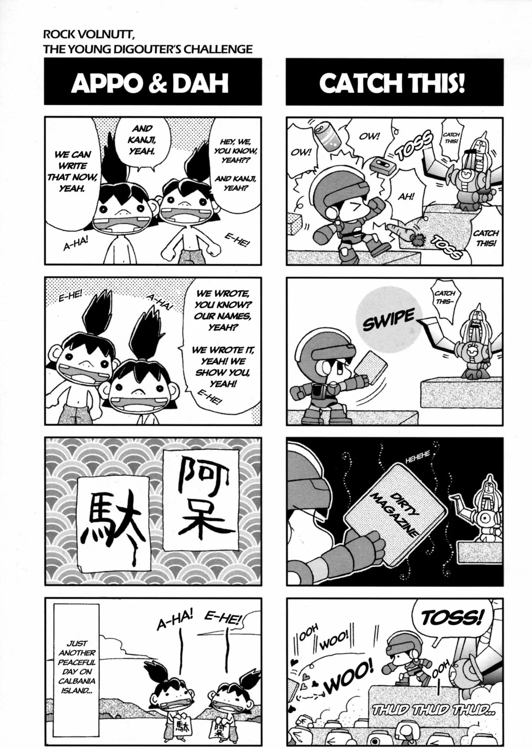 Rockman DASH2 4Koma Gag Battle Chapter 4 page 3 - 