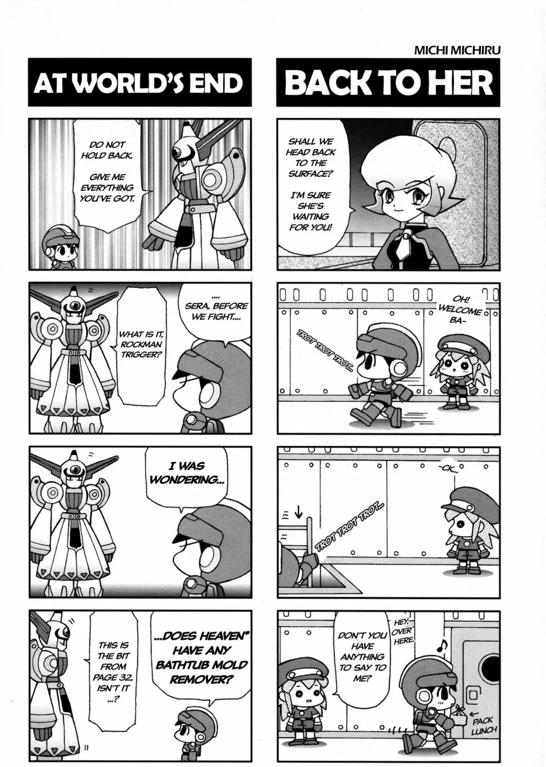 Rockman DASH2 4Koma Gag Battle Chapter 4 page 9 - 