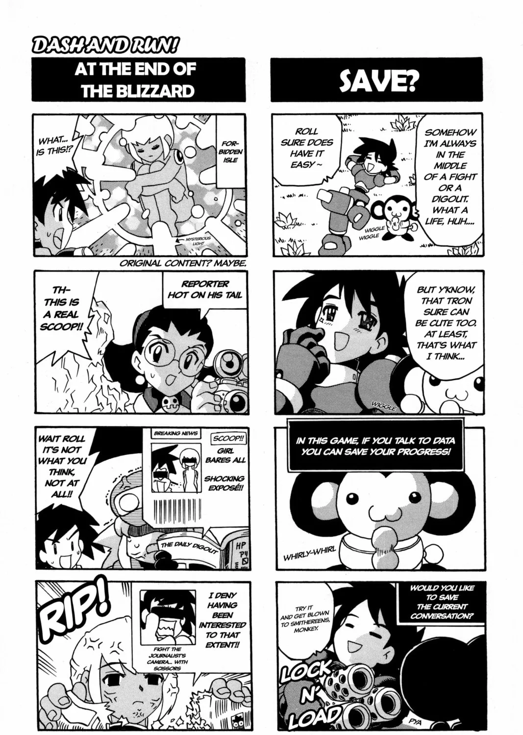 Rockman DASH2 4Koma Gag Battle Chapter 9 page 7 - 
