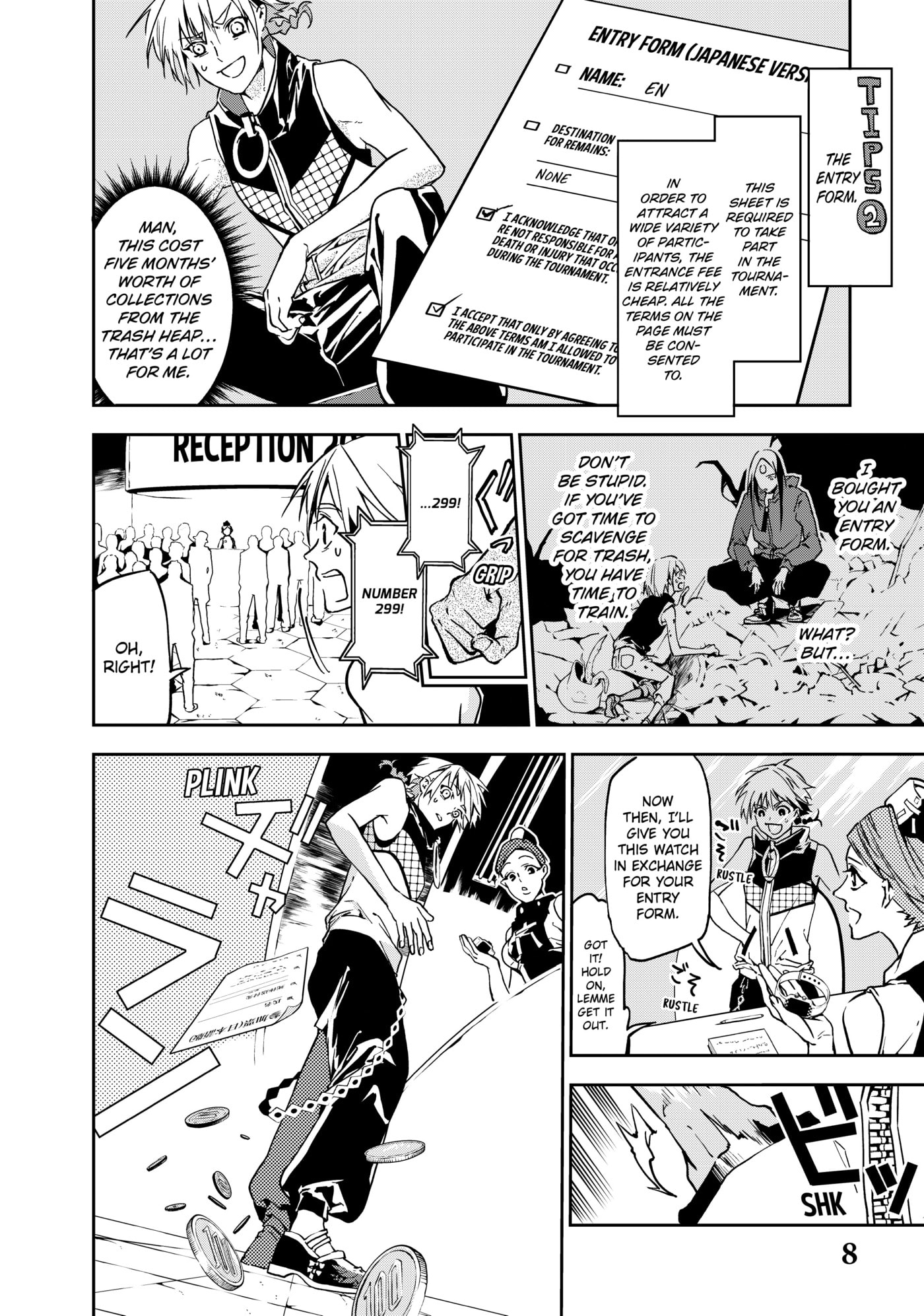 Rokudou Tousou-ki Chapter 4 page 8 - 