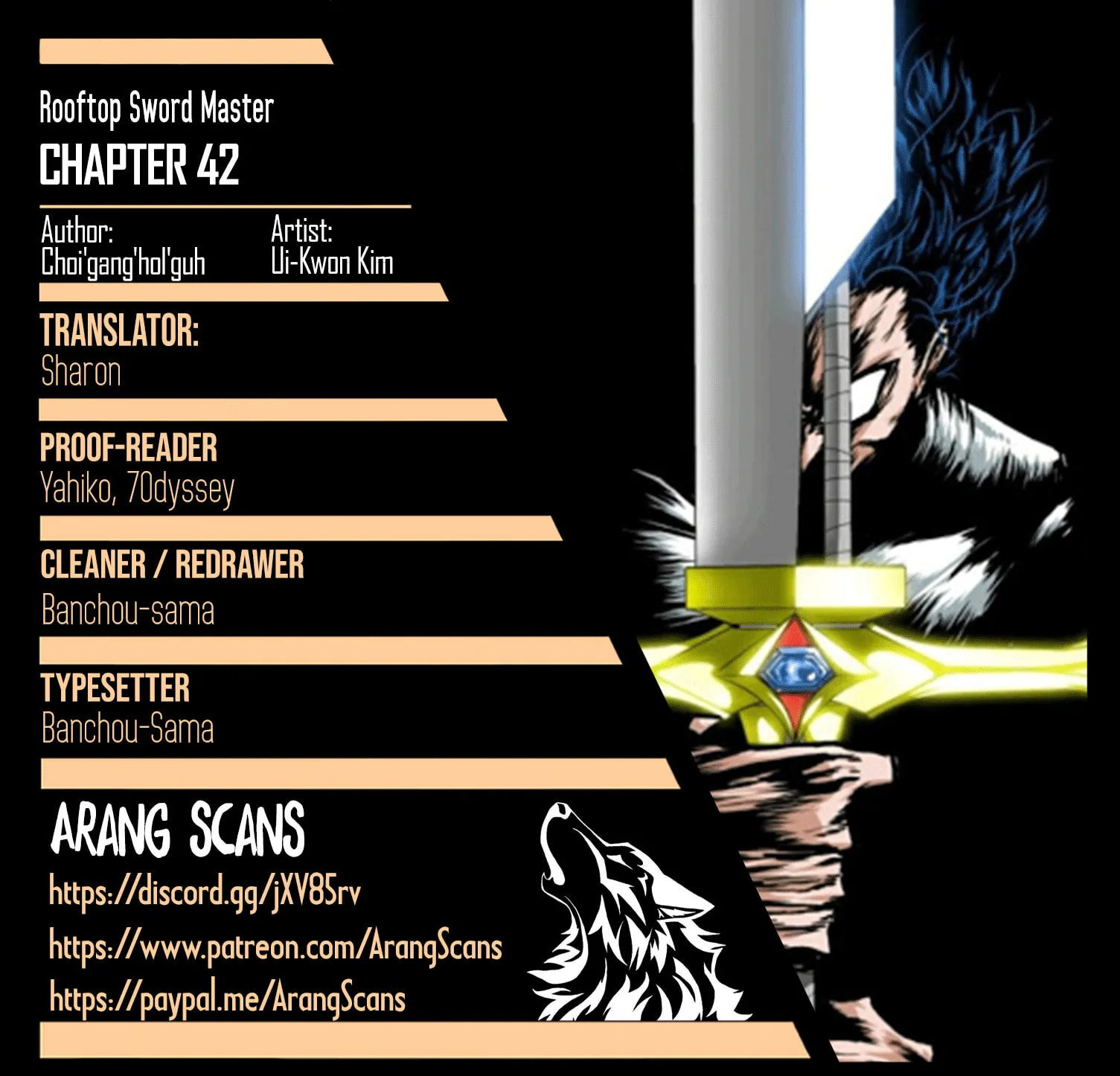 Read Rooftop Sword Master chapter 42 image 0 on Lezhin