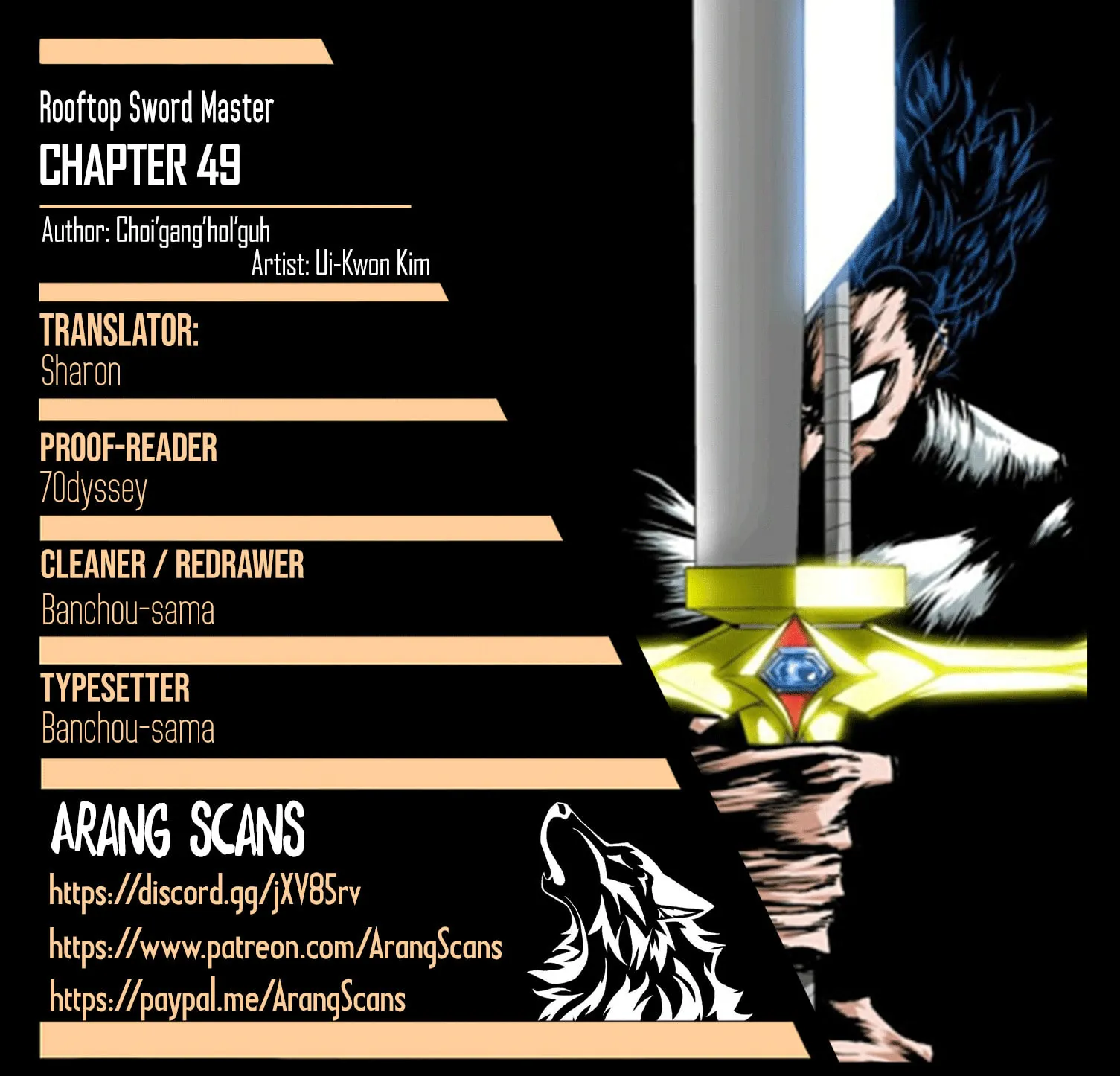 Read Rooftop Sword Master chapter 49 image 0 on Lezhin