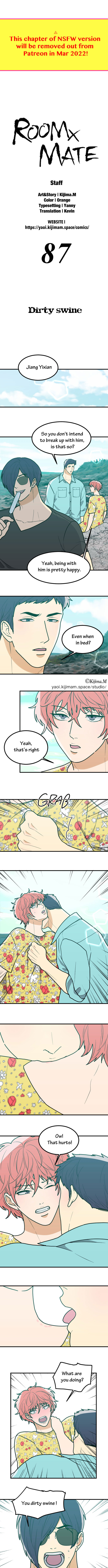 Read RoomXMate chapter 87 image 1 on Lezhin