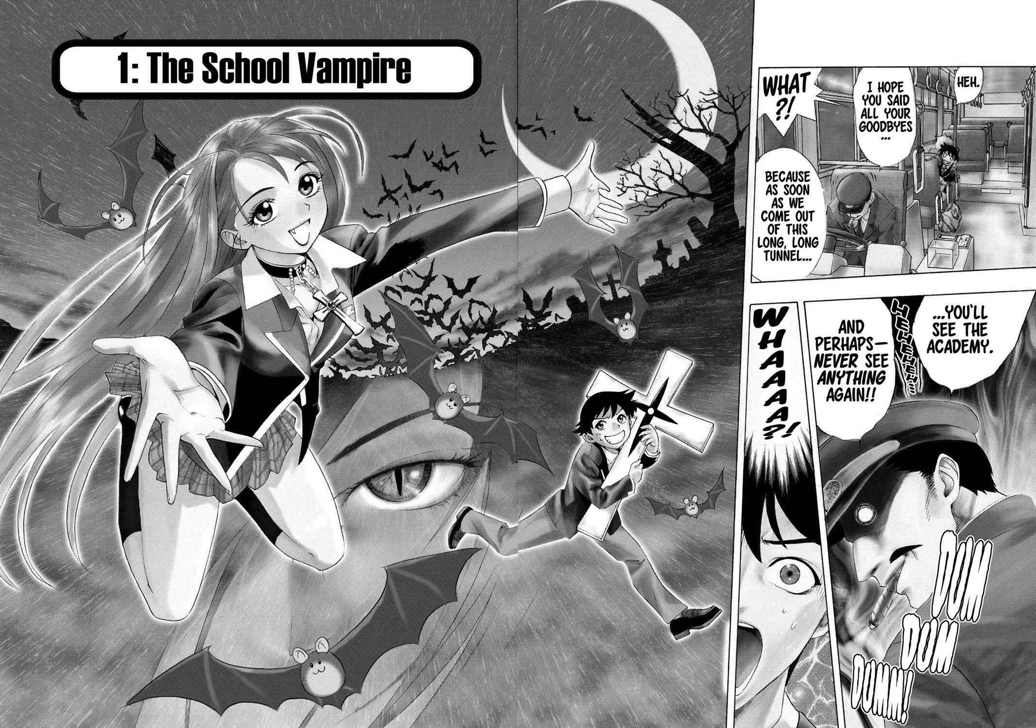 Read Rosario+Vampire (Colored) chapter 1 image 12 on Lezhin