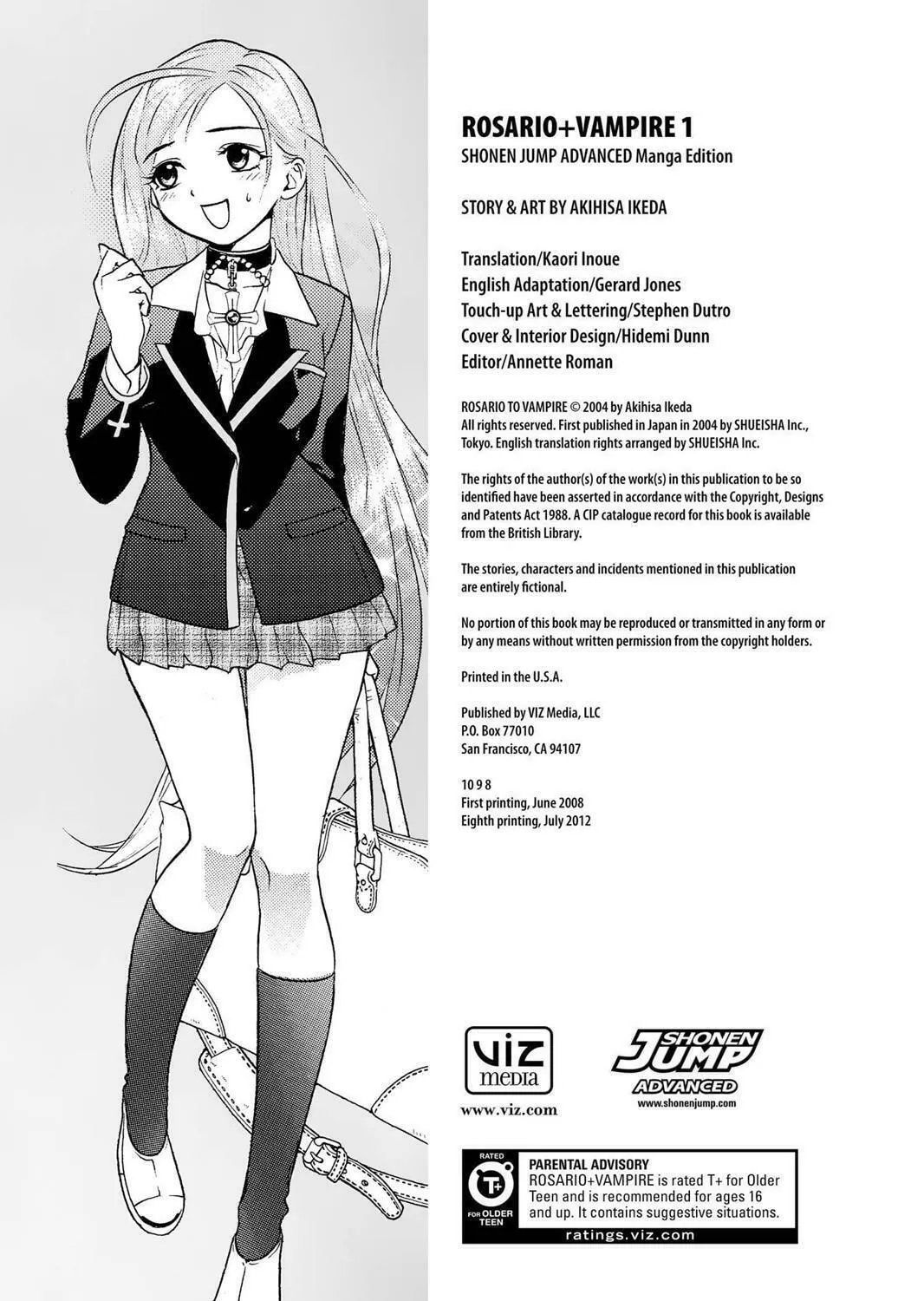 Read Rosario+Vampire (Colored) chapter 1 image 4 on Lezhin