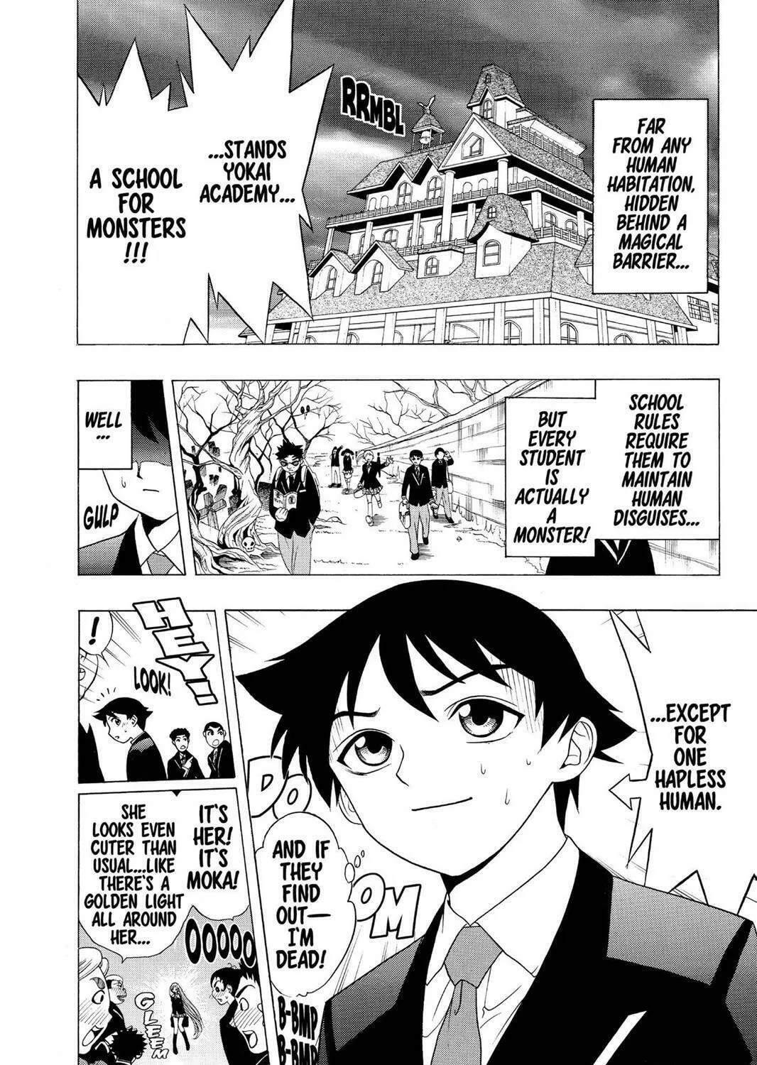 Read Rosario+Vampire (Colored) chapter 2 image 2 on Lezhin