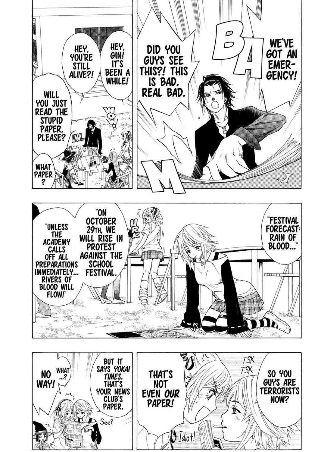 Read Rosario+Vampire (Colored) chapter 28 image 14 on Lezhin