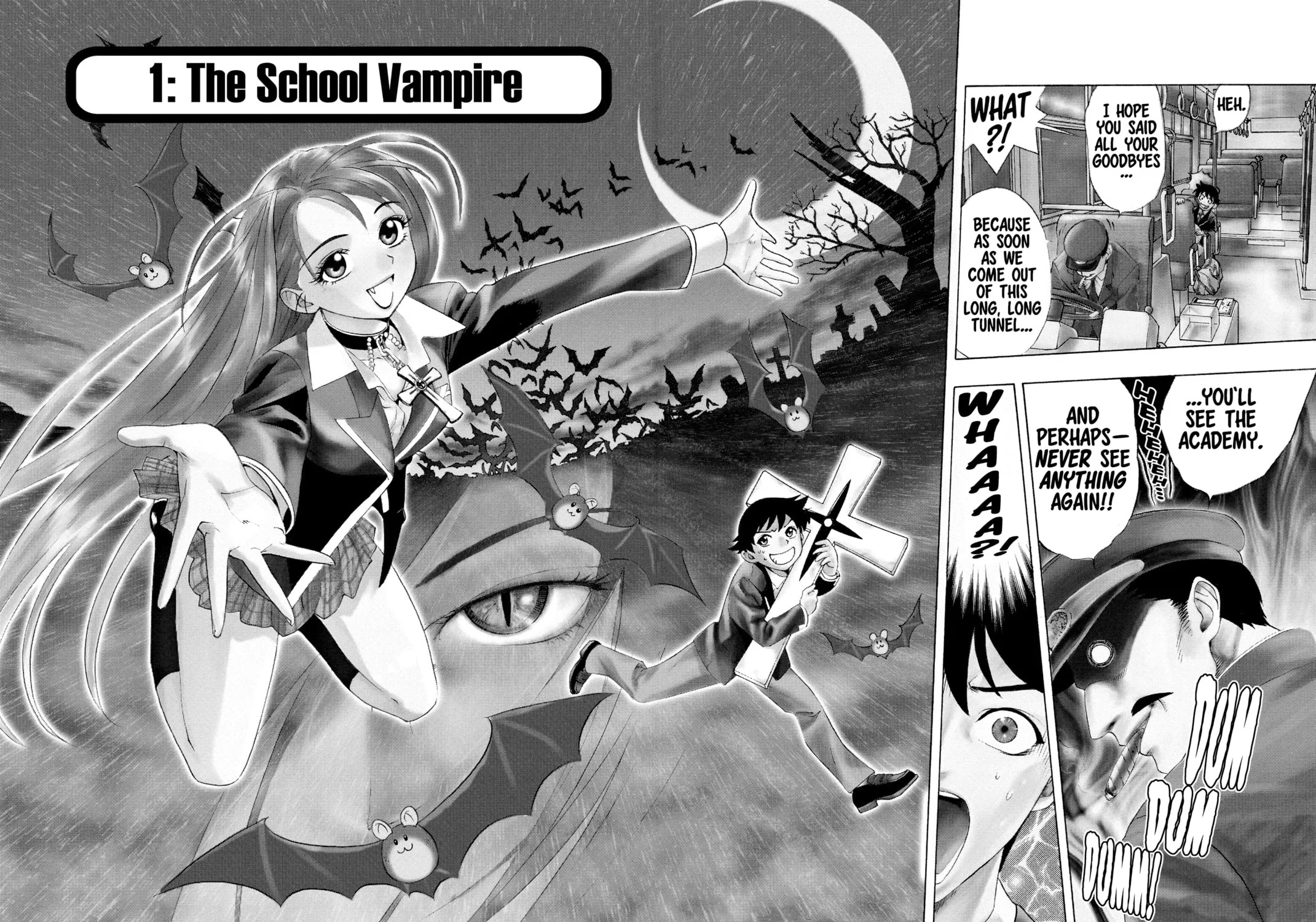 Read Rosario+Vampire chapter 1 image 2 on Lezhin