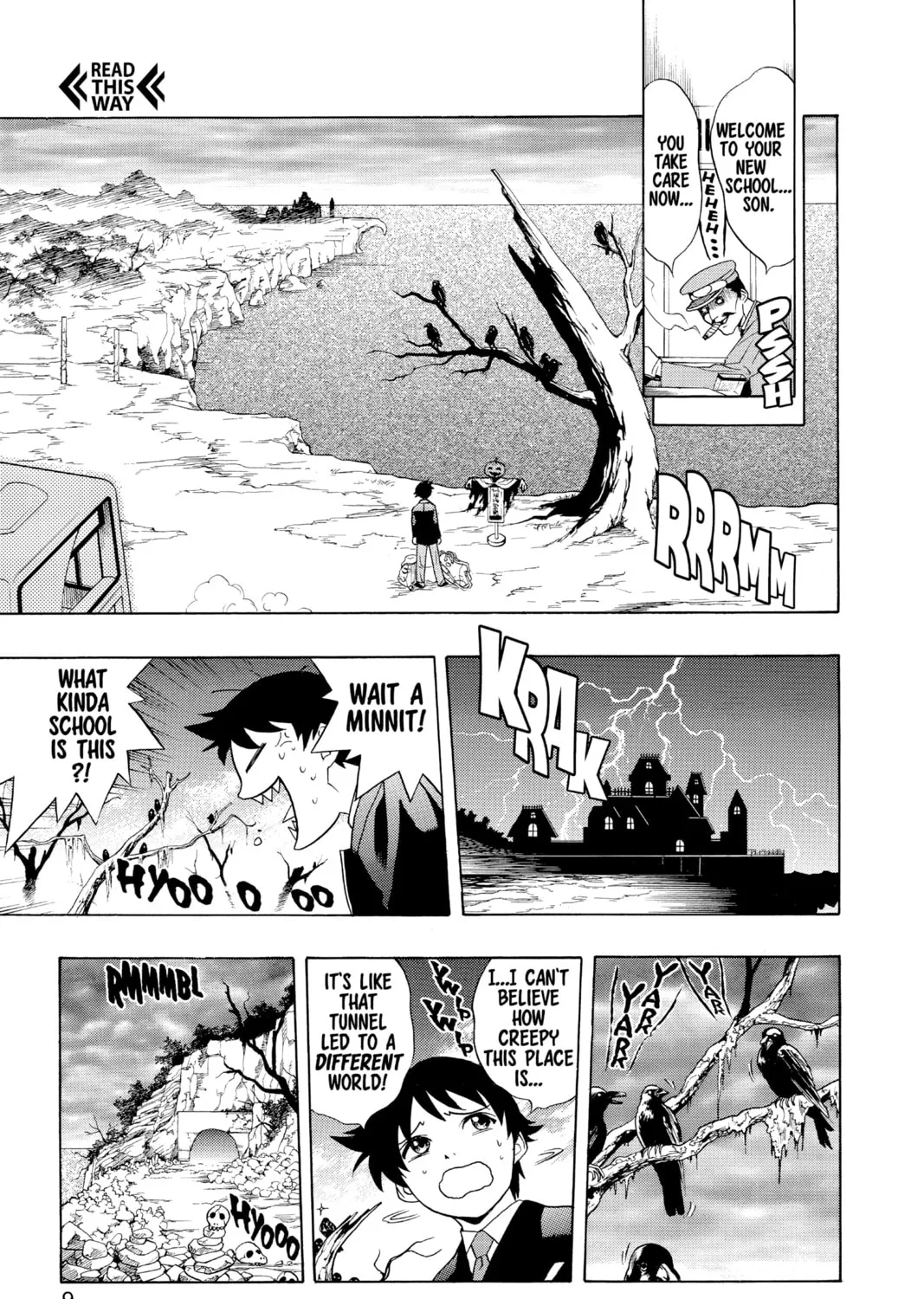 Read Rosario+Vampire chapter 1 image 6 on Lezhin