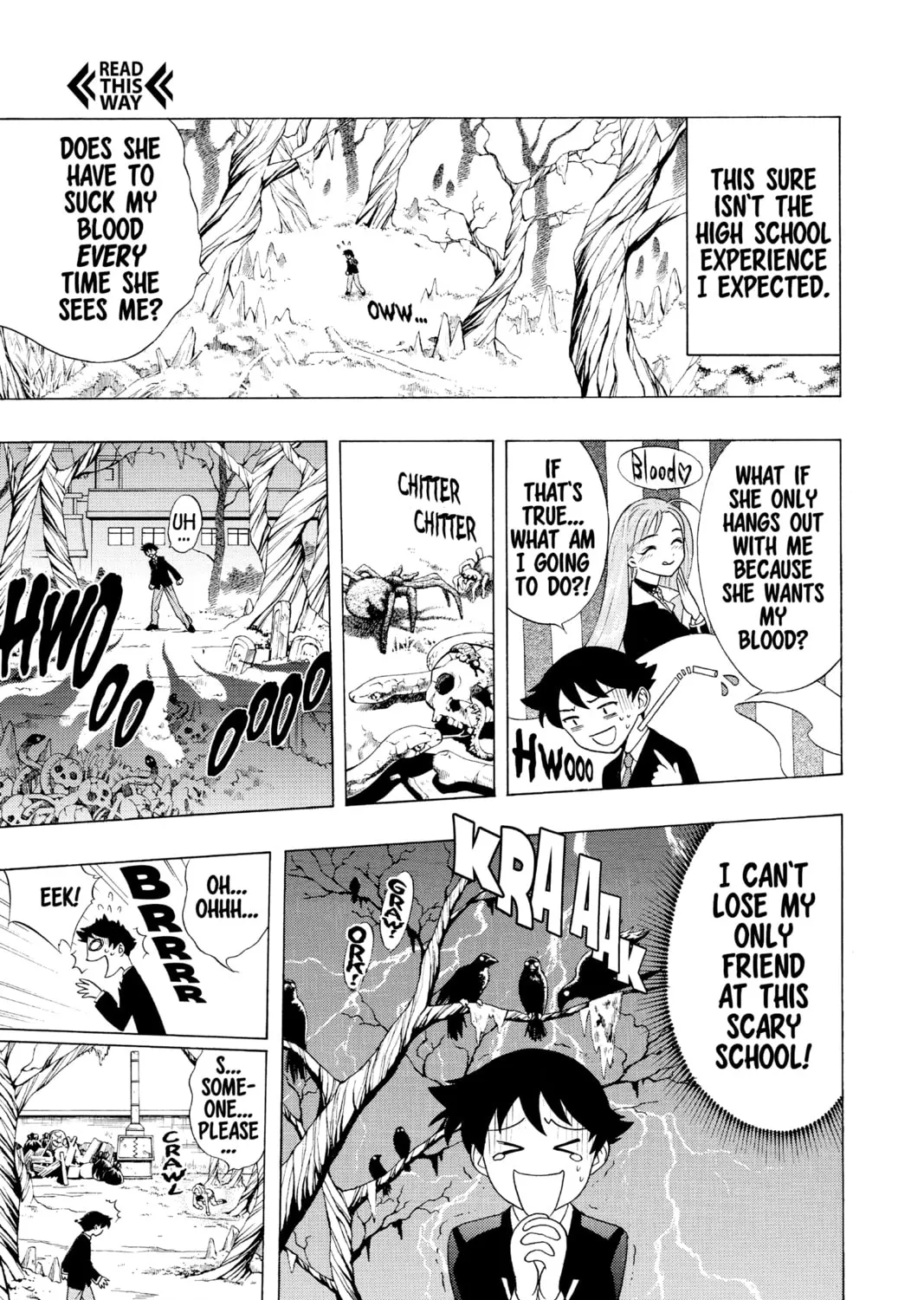 Read Rosario+Vampire chapter 2 image 12 on Lezhin