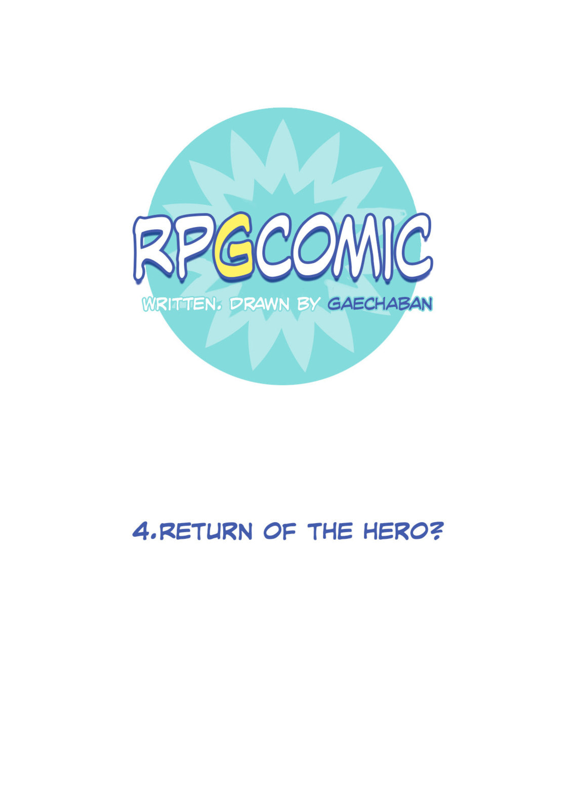 Read RPG Comic chapter 0.4 image 1 on Lezhin