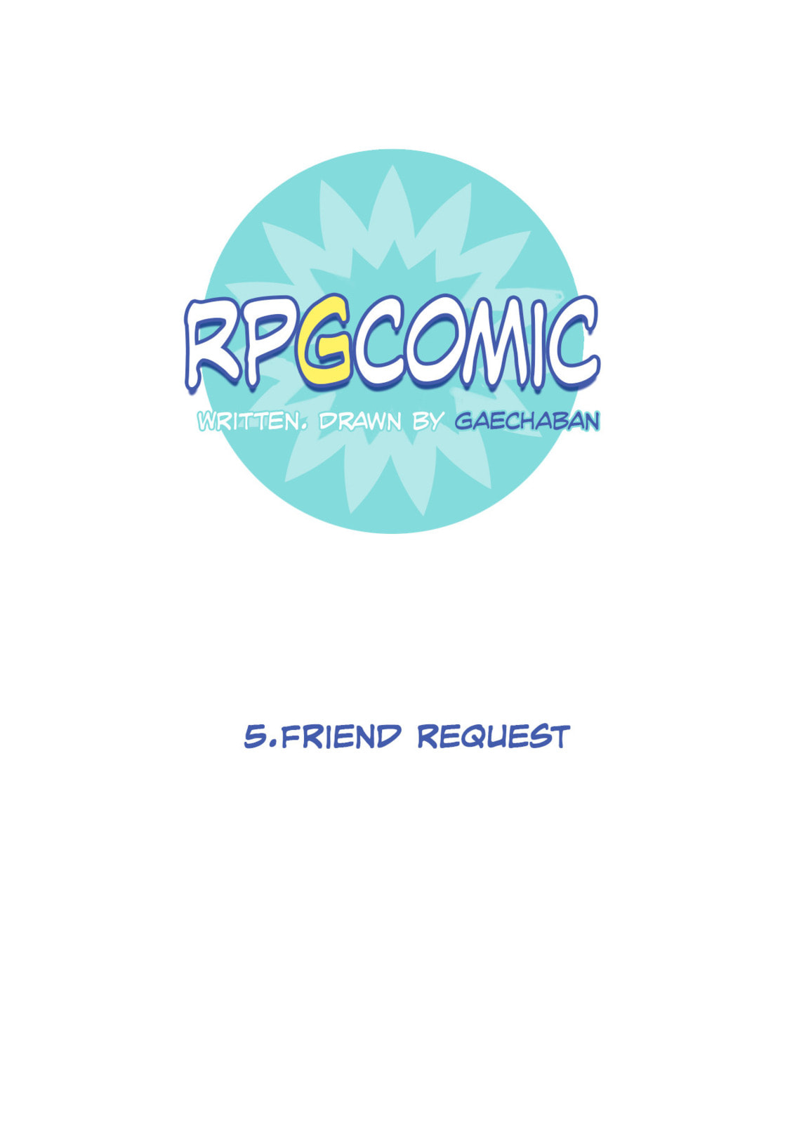 Read RPG Comic chapter 0.5 image 1 on Lezhin