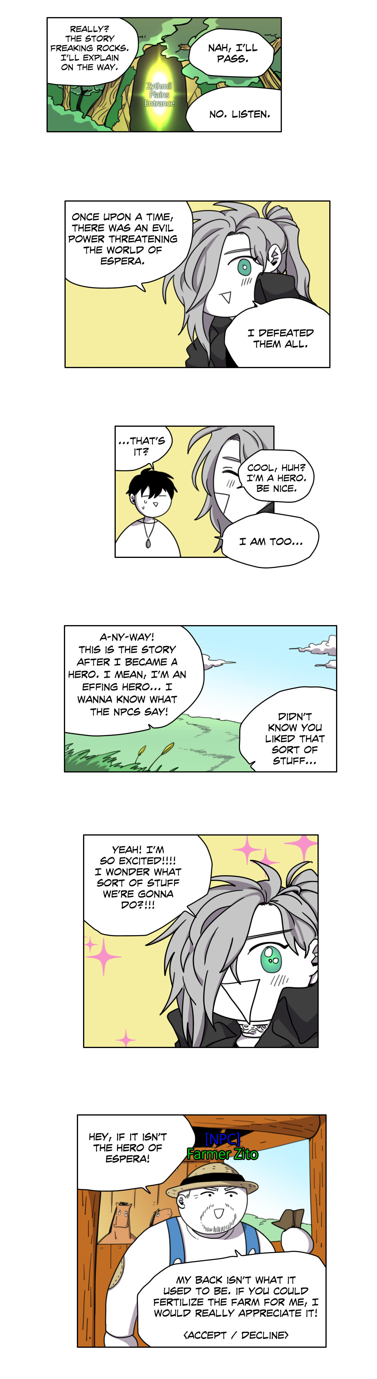 Read RPG Comic chapter 2.5 image 4 on Lezhin