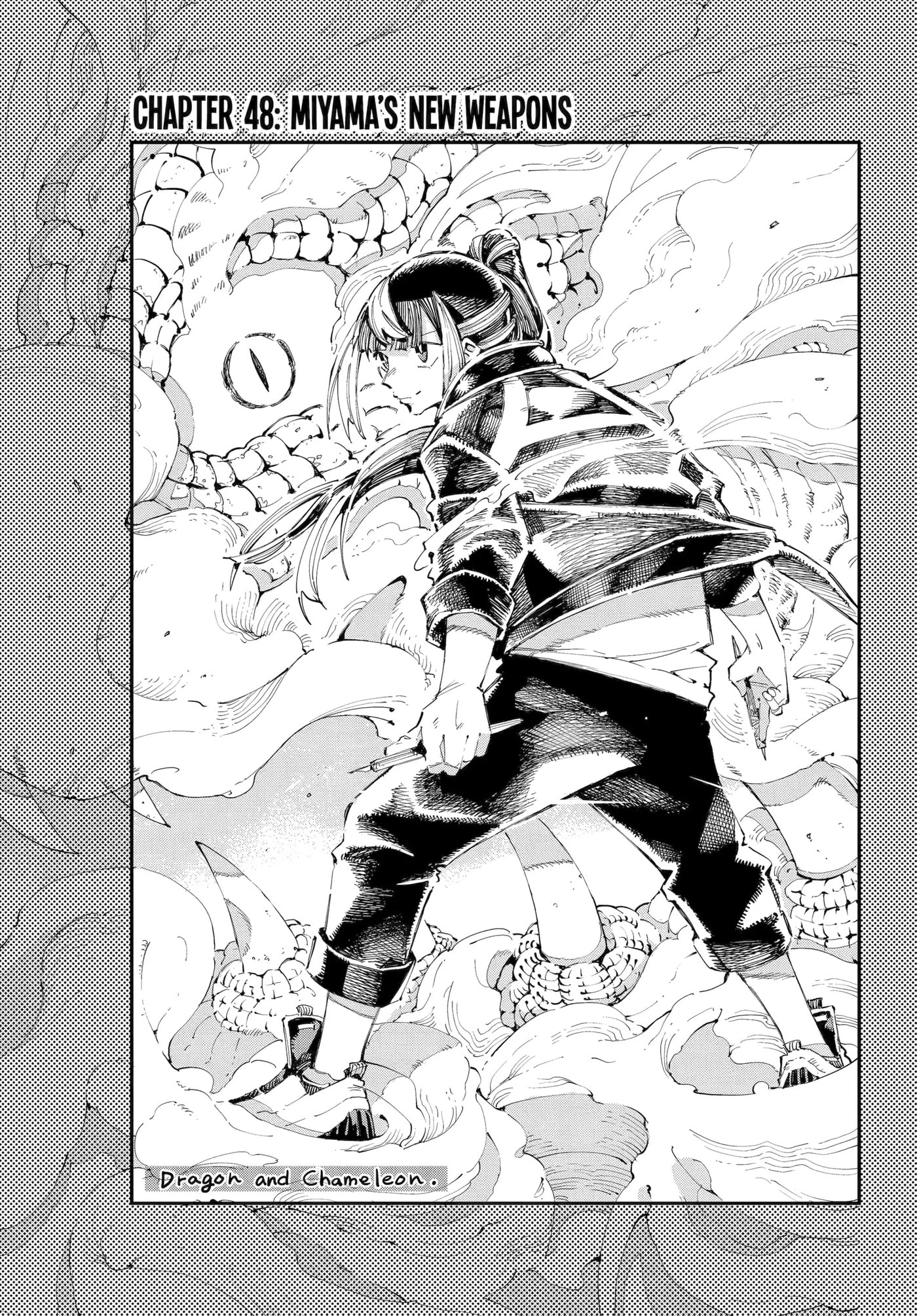 Read Ryuu to Chameleon chapter 48 image 2 on Lezhin