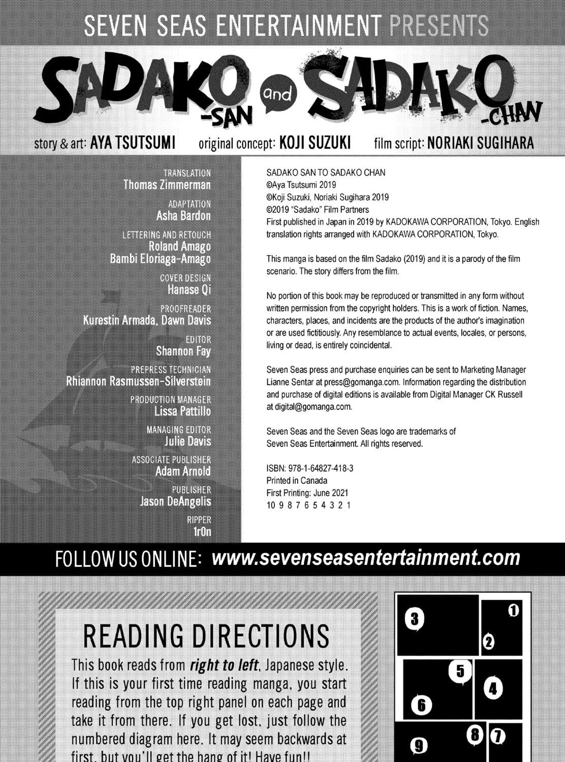 Sadako-san and Sadako-chan Chapter 7.5 page 11 - 