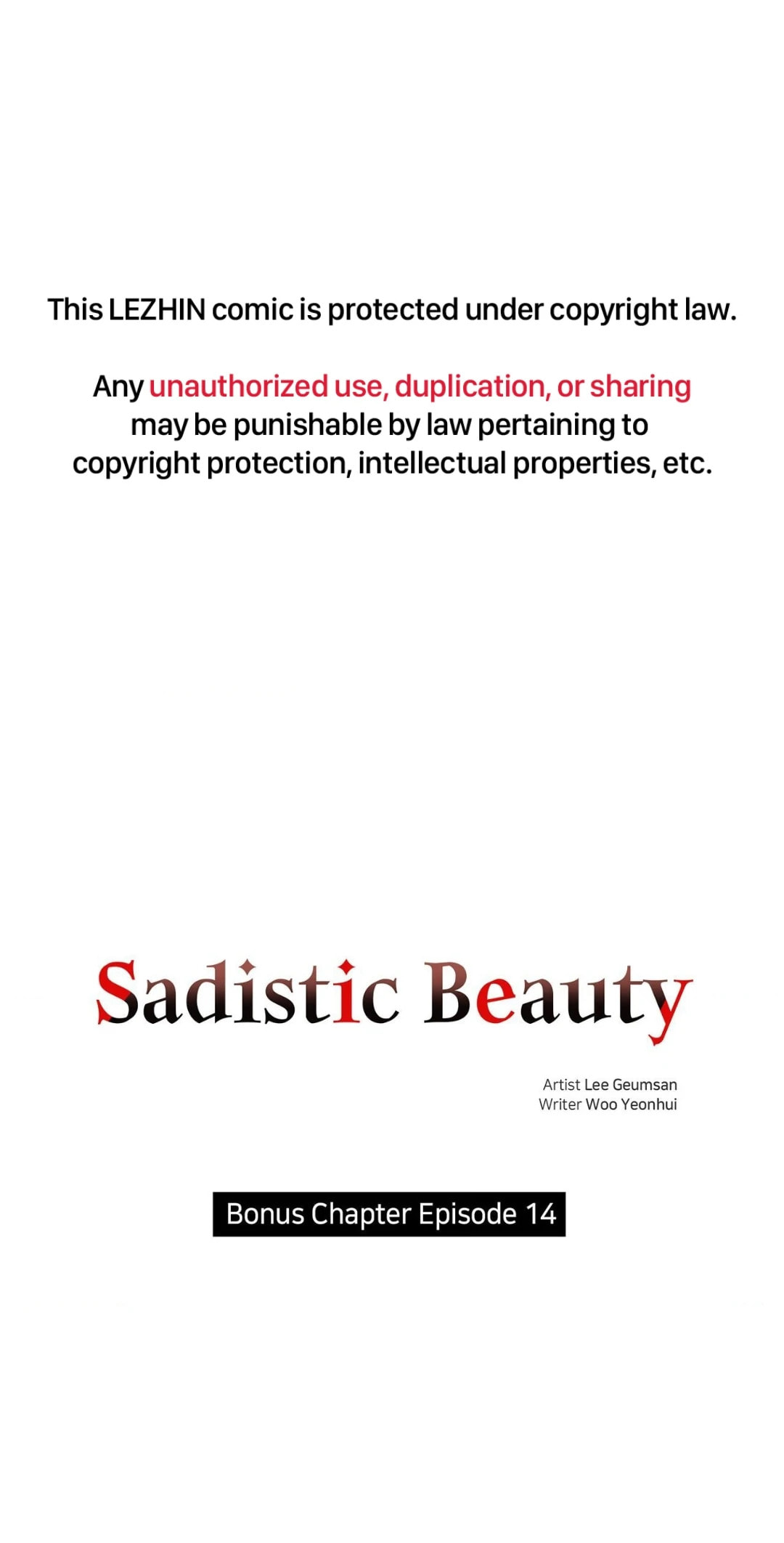 Read Sadistic Beauty chapter 118.2 image 1 on Lezhin
