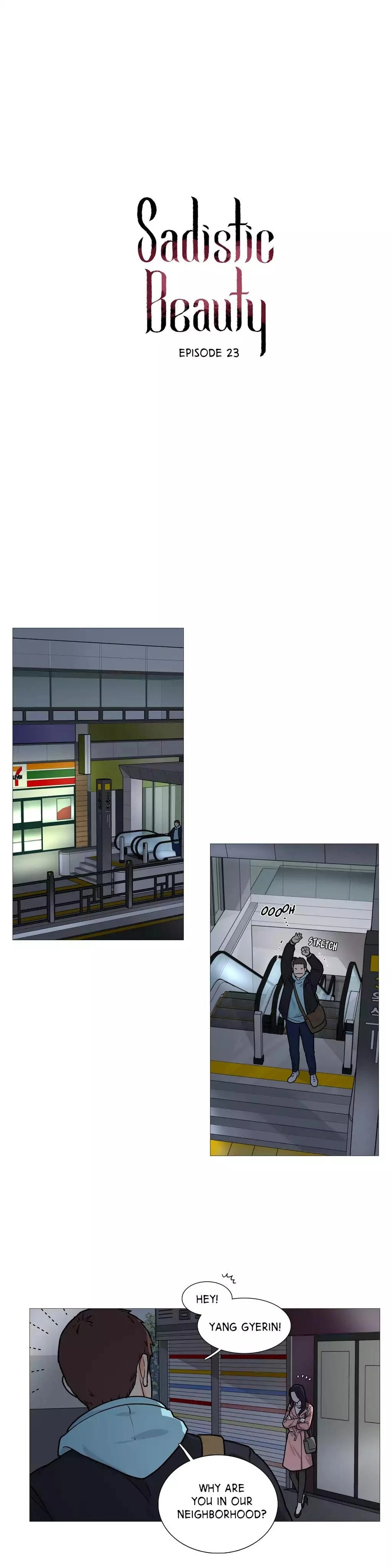 Read Sadistic Beauty chapter 23 image 1 on Lezhin