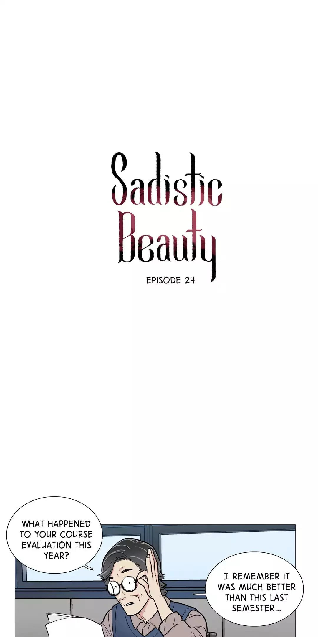 Read Sadistic Beauty chapter 24 image 1 on Lezhin