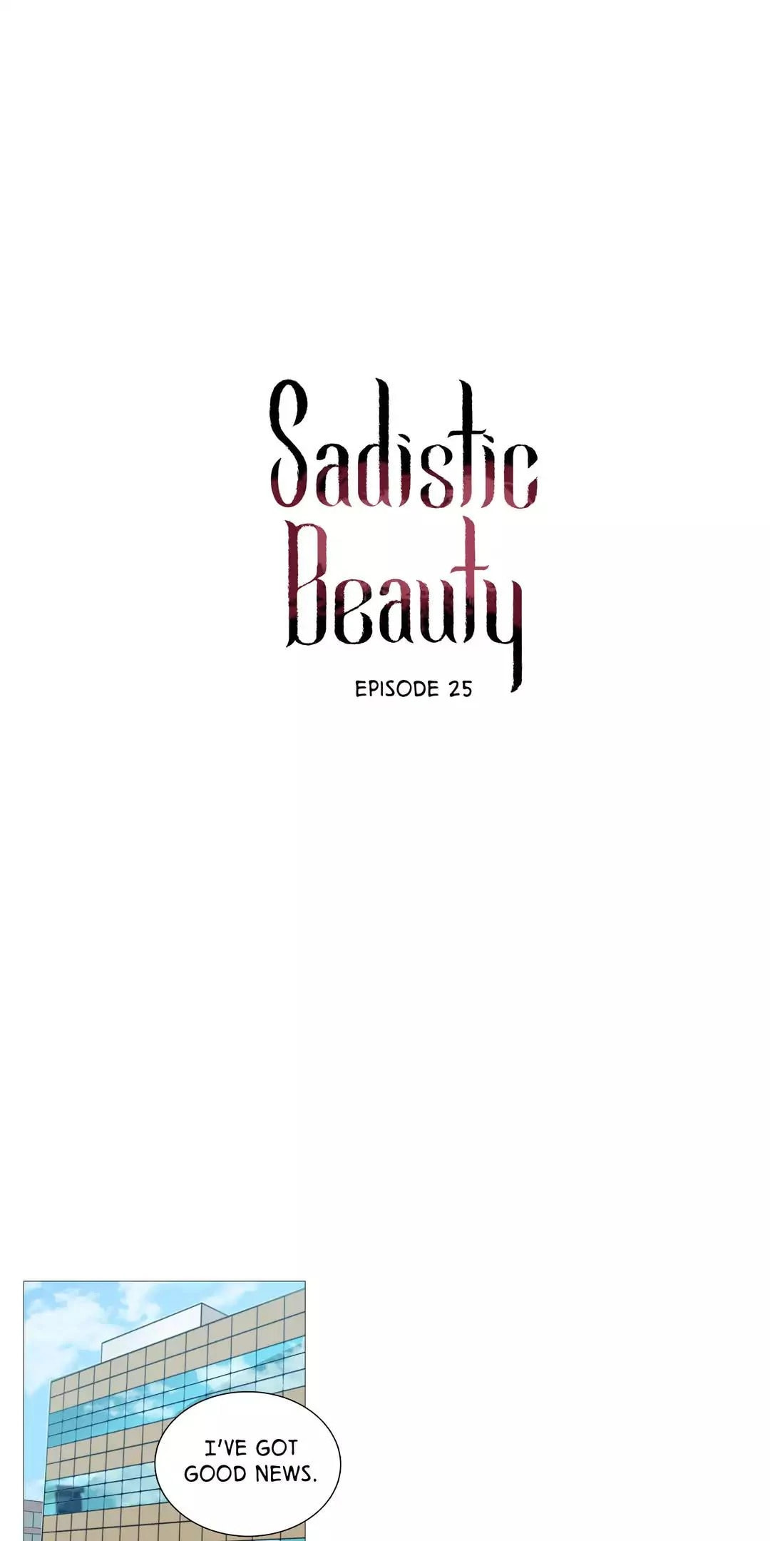 Read Sadistic Beauty chapter 25 image 1 on Lezhin