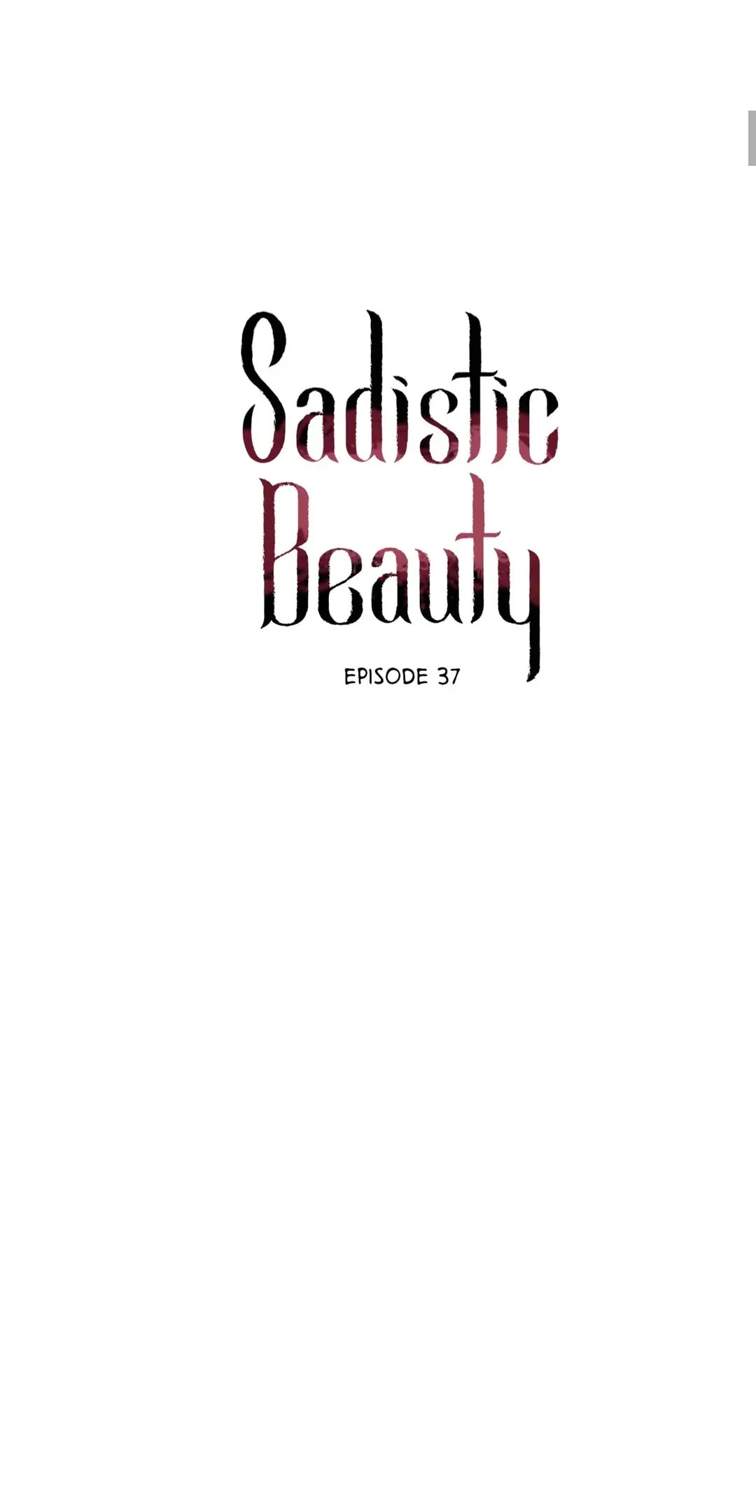 Read Sadistic Beauty chapter 37 image 3 on Lezhin