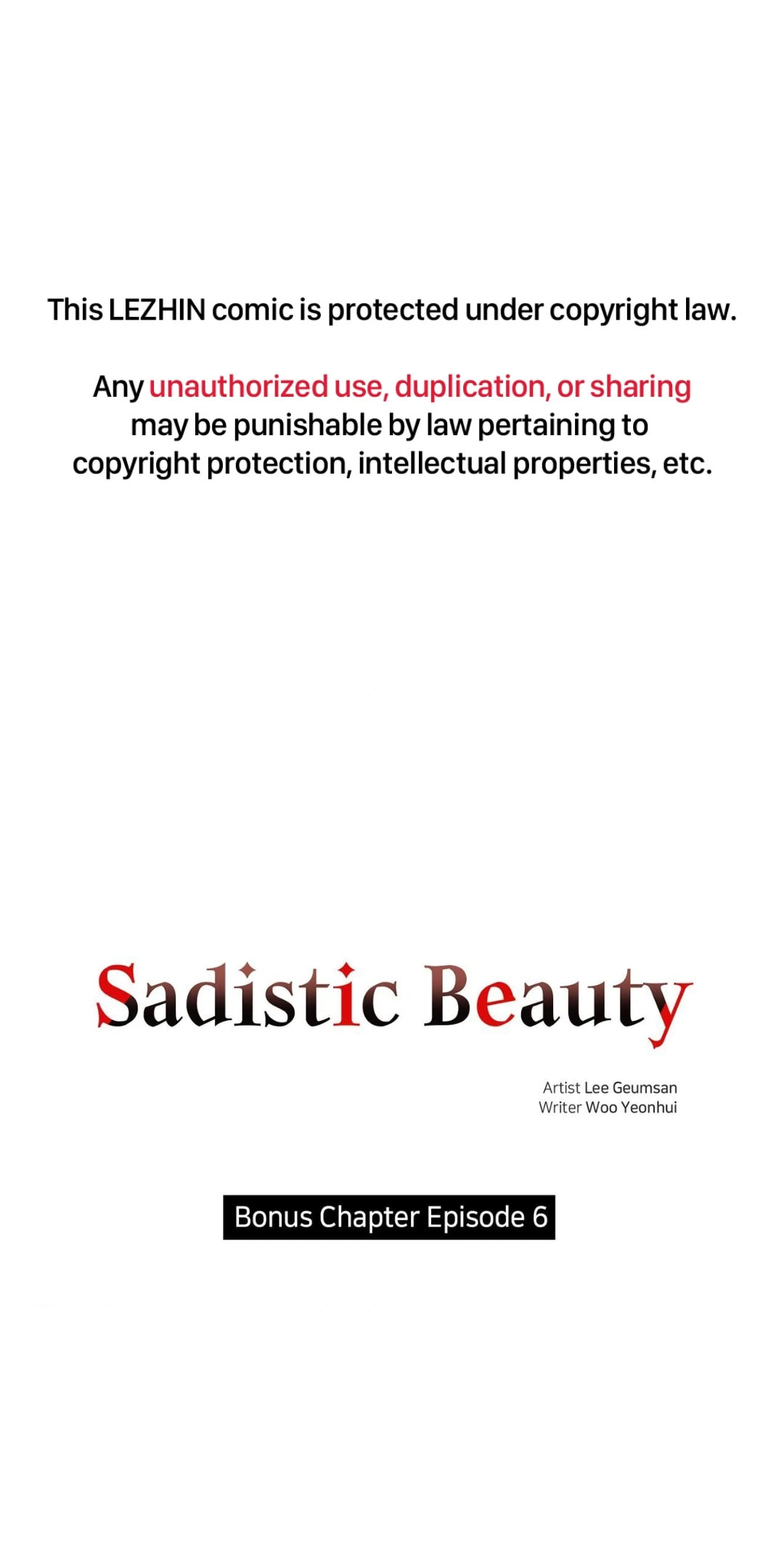 Read Sadistic Beauty chapter 6.1 image 1 on Lezhin