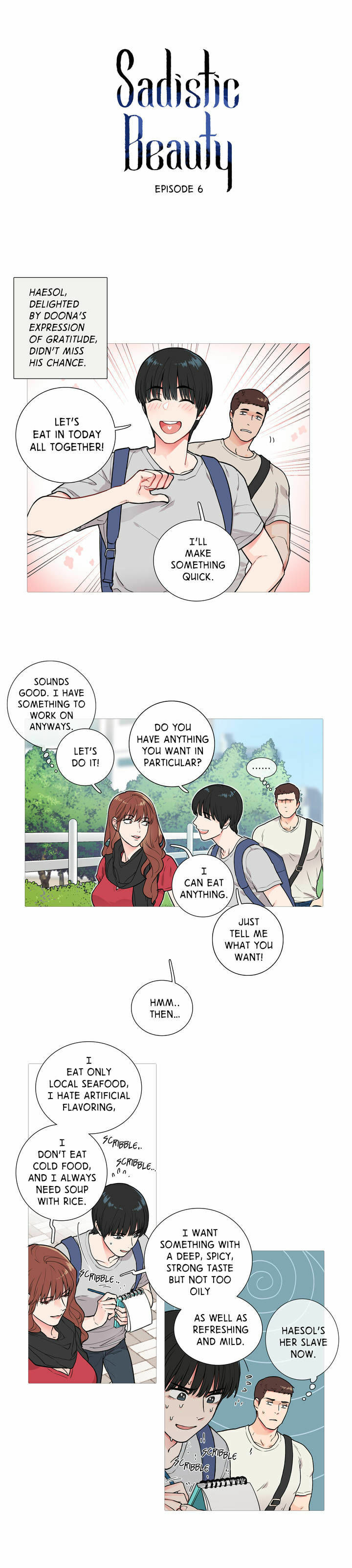 Read Sadistic Beauty chapter 6 image 2 on Lezhin