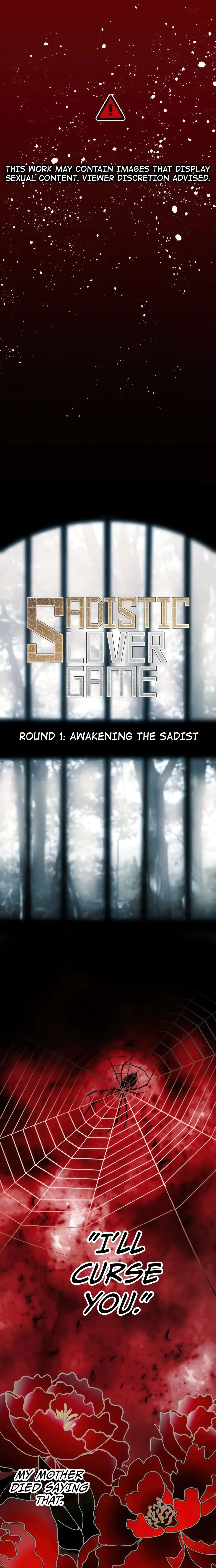 Read Sadistic Lover Game chapter 1 image 0 on Lezhin