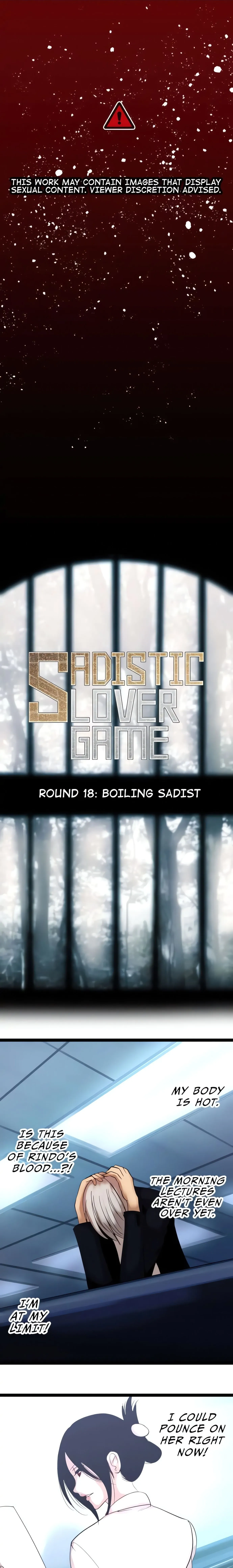 Read Sadistic Lover Game chapter 18 image 0 on Lezhin